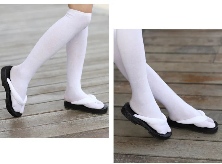 Japanese Anime Women Cosplay Geta Slippers Halloween Costume Cos Shoes Indoor Slippers Wood Clogs Summer Flip Flops Slides