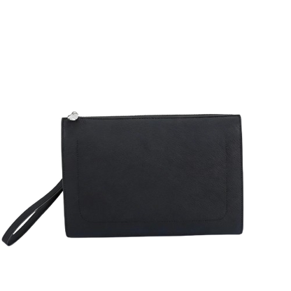 Mens Clutches Luxury High Quality Leather Envelope Clutch Bag Business Simple Large Capacity Card Holder Daily Office Casual