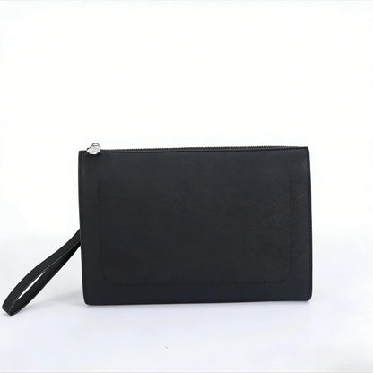 Mens Clutches Luxury High Quality Leather Envelope Clutch Bag Business Simple Large Capacity Card Holder Daily Office Casual