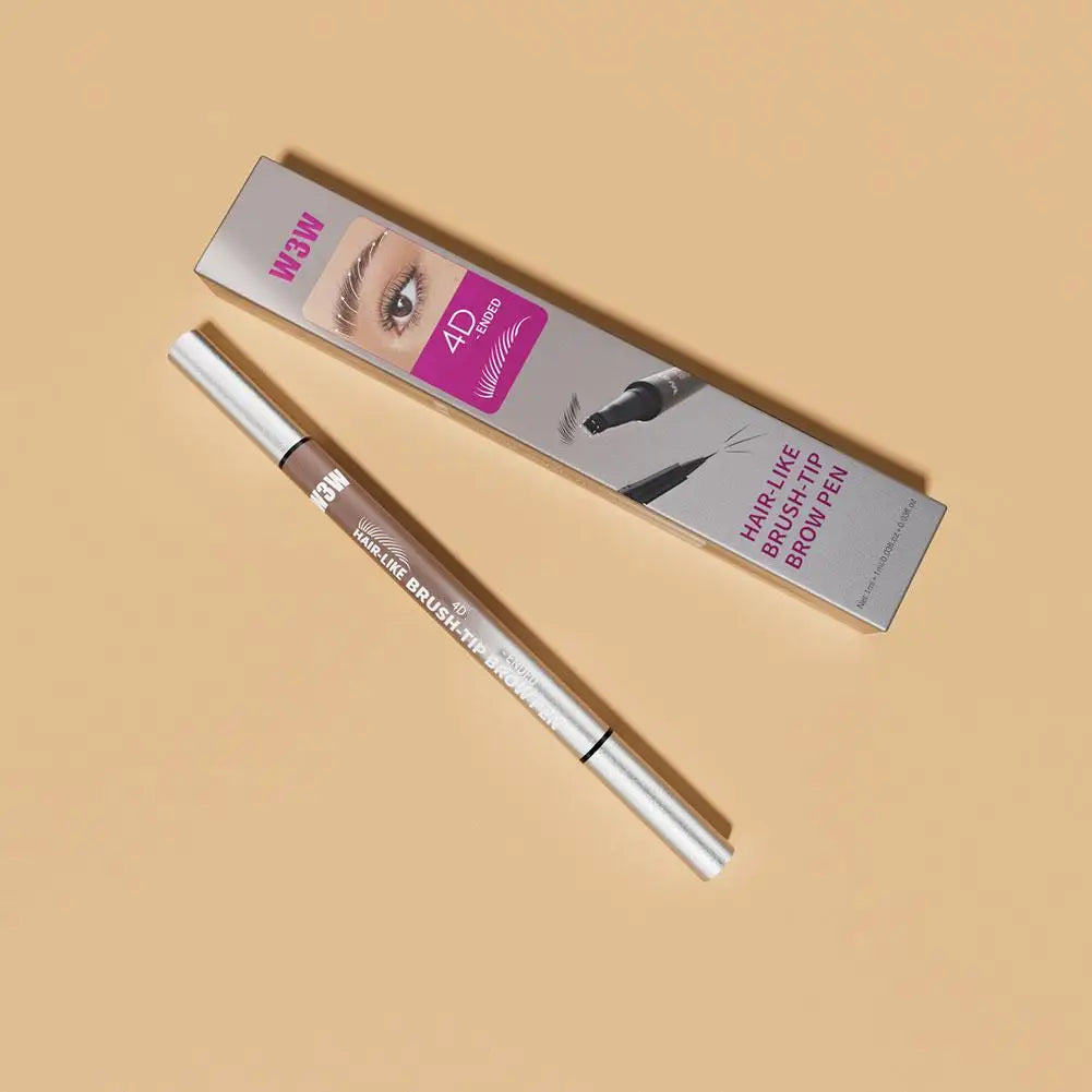 NEW Hair-Like Eyebrow Pencil 4D Micro-Sculpting Dual-Ended Eyebrow Pencil and Eyeliner Long-lasting Liquid Eyebrow Pen Like Real