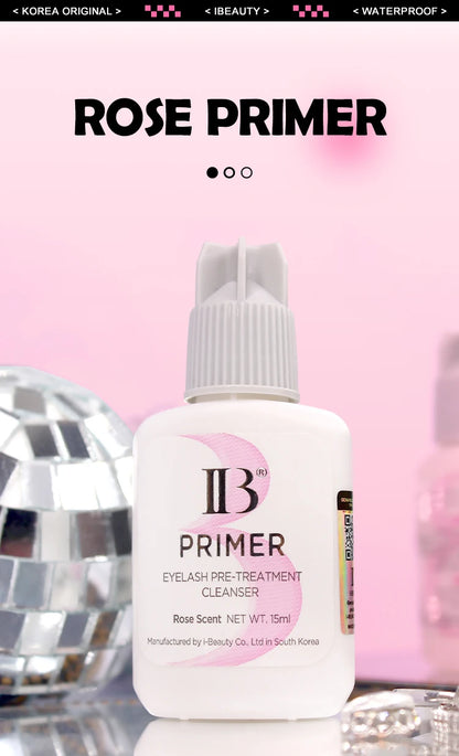 1 Bottle IBeauty Rose Primer Eyelash Extension Booster Long Lasting Korea Shop Adhesive Supplies Makeup Glue Stronger Tools