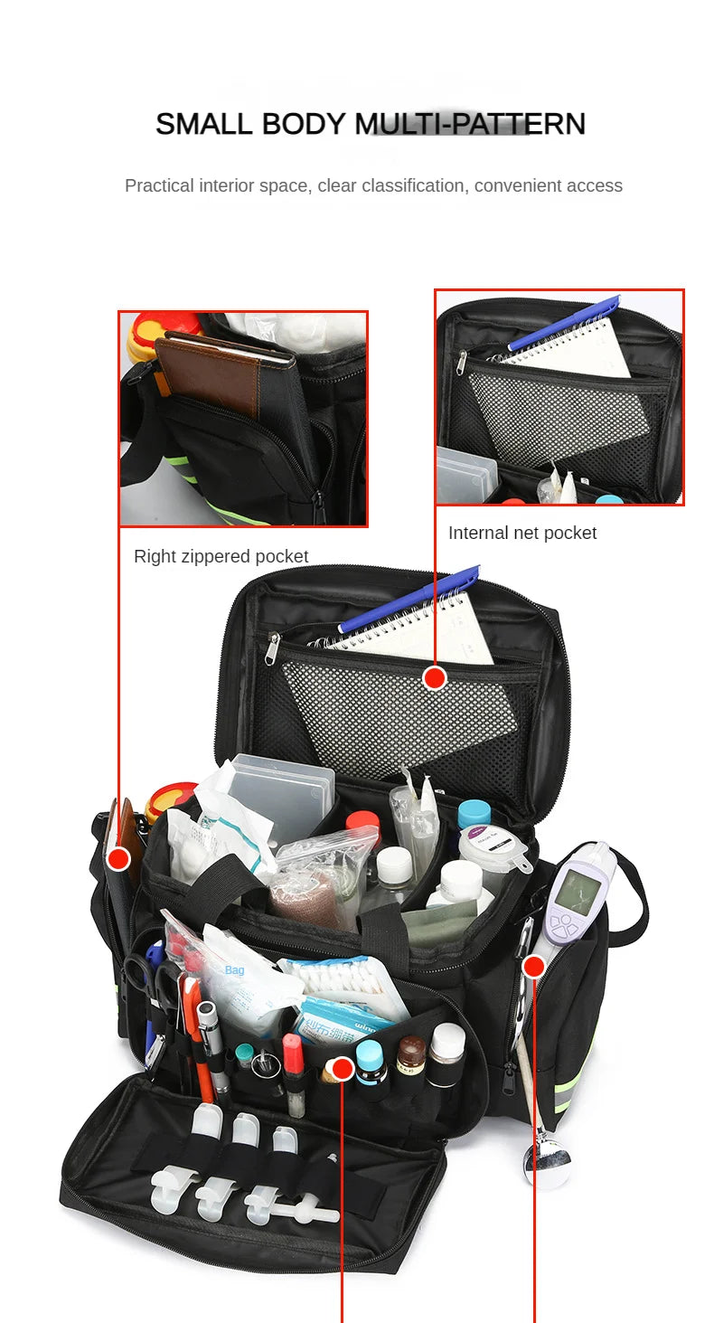 Customized Waterproof Emergency Bag Logo Medical Visit Bag Single Shoulder Crossbody Handbag Wholesale Team Name