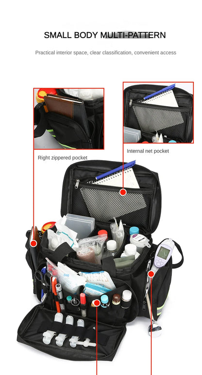 Customized Waterproof Emergency Bag Logo Medical Visit Bag Single Shoulder Crossbody Handbag Wholesale Team Name