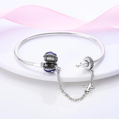 925 Sterling Silver Travel Plane Snake Basic Chain Cat and Moon Bracelet fit Original Charm Beads DIY Women Design Jewelry Party