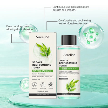 100ML Salicylic Acid Facial Toner Moisturizing Acne Care Refreshing Skin Oil Control Enhance Smoothness Soothing Face Toner