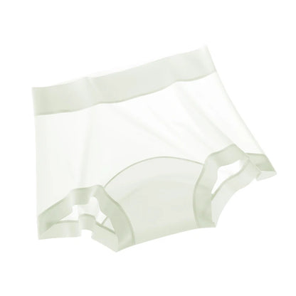 Summer Briefs Panties Women Micro Underwear Lady Ice Silk Woman Boxers Women's Shorts Transparent Linergie Sexy Panties Set Pack