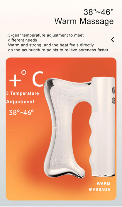 2025 New Electric Fascia Knife Vibration Body Massager Muscle Relaxation Body Lifting Hyperblade Massage Blade Tool