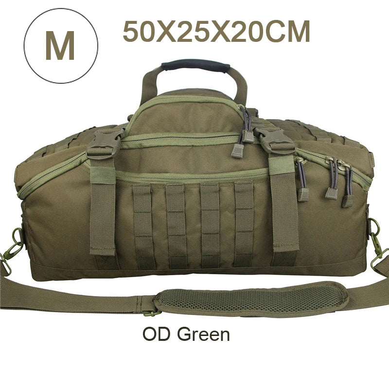 30L 45L 80L Travel Duffel Bag Military Tactical Backpack with Adjustable Strap Weekender Bag for Men Women Waterproof Gym Bags