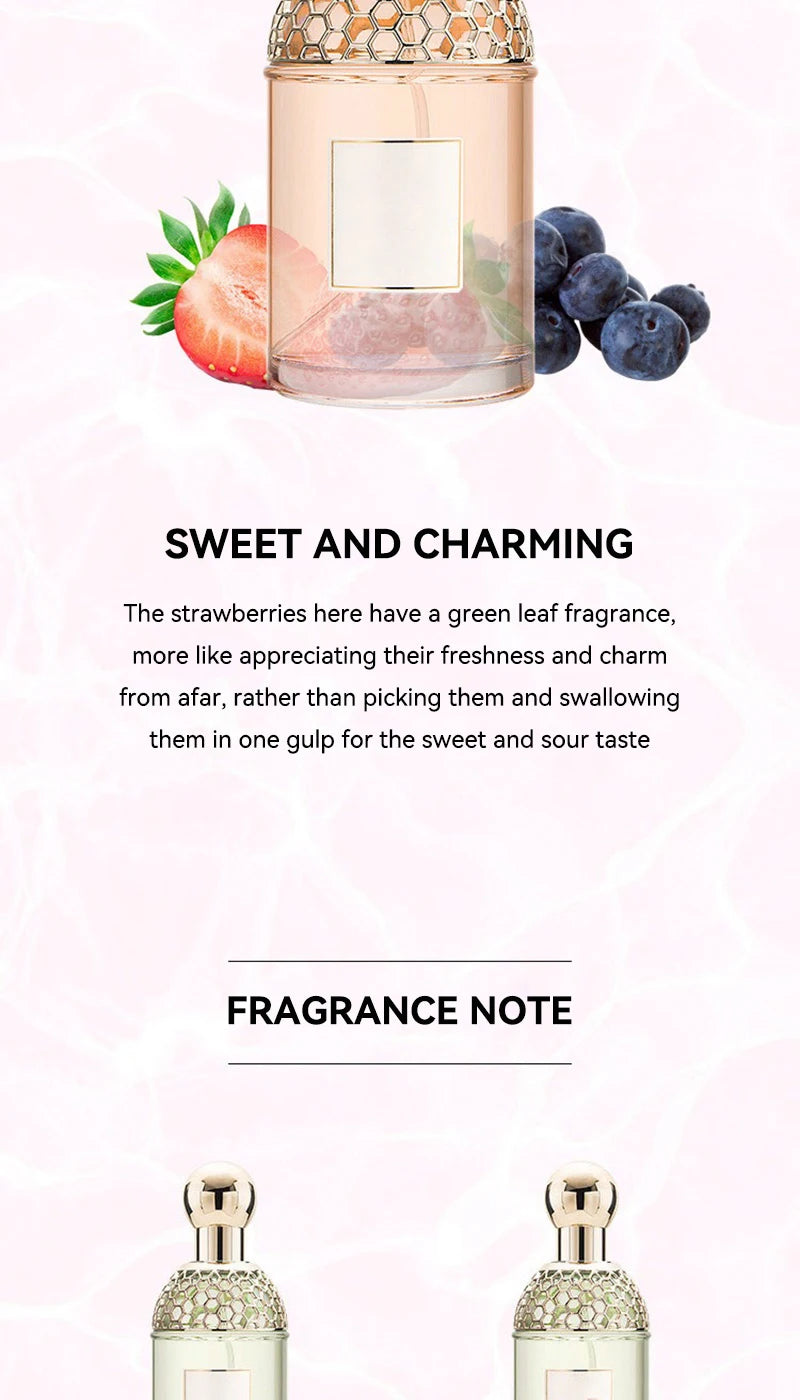 Flora Water Language Women Perfume Floral Fruity Long Lasting Eau De Toilette 100ml Fresh Natural Summer Scent For Beach