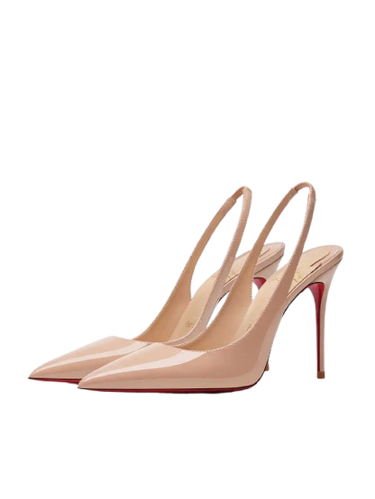 Heeled sandals Red Shiny Bottoms Naked color luxury Hollow 2025 New Elegant High Heels Sexy Slingbacks Ladies Shoes Women shoes