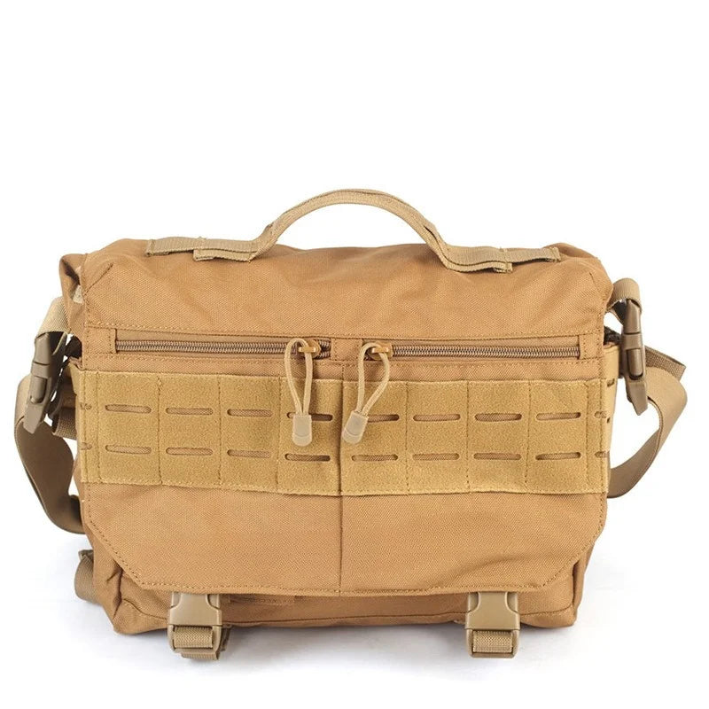 Men Postman Messenger Bag Large Capacity Laptop Crossbody Bag Casual Shoulder Commuter Work Satchel
