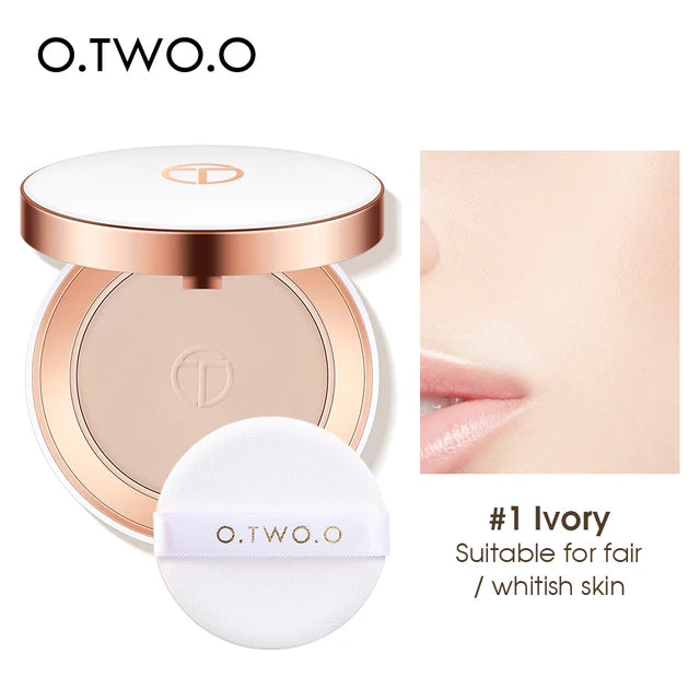 Silk Smooth Oil Control Pressed Powder Makeup Setting Powder Waterproof Long Lasting Face Powder For Flawless Matte Finish