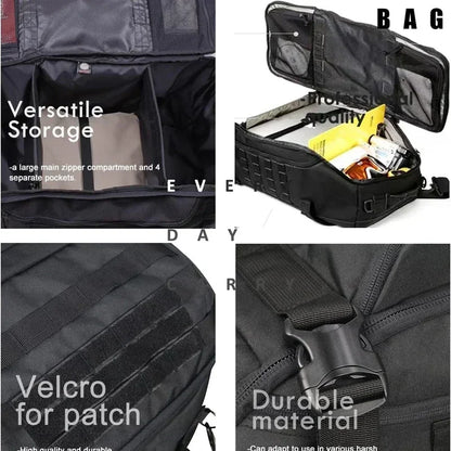 30L 45L 80L Travel Duffel Bag Military Tactical Backpack with Adjustable Strap Weekender Bag for Men Women Waterproof Gym Bags