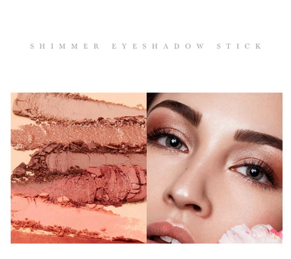 12 Colors Long Lasting Eye Shadow Pencil Set Silky Smooth Glitter Shimmer Matte Waterproof Highlighter Makeup Stick