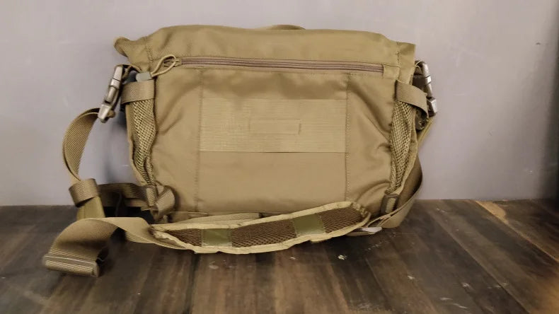 Men Postman Messenger Bag Large Capacity Laptop Crossbody Bag Casual Shoulder Commuter Work Satchel