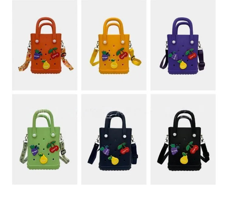 Beach Tote Silicone Basket with Sand Waterproof Travel Bag Sandproof Handbag Multi-Purpose Storage Bag for Boat Pool Sports Gyms