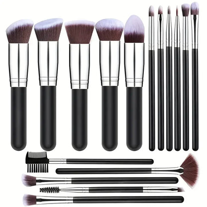 Professional Makeup Brushes Set 14-16Pcs Set Premium Syntheti Foundation Blending Face Powder Blush Eye Shadows Makeup Brush Kit