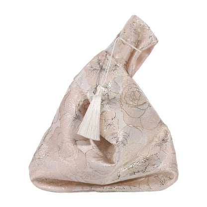Bags Lunch Bag Temperament Cosmetic Bag New Chinese Style Handbag Cheongsam Accessories Tassel Knot Wrist Bag Small Item Pouch