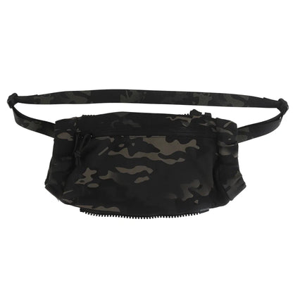 Outdoor DropPouch Muff Hand Warmer Pouch, Stowable Fanny Pack for Winter Airsoft Hunting Gear Camping Hiking Football Fishing