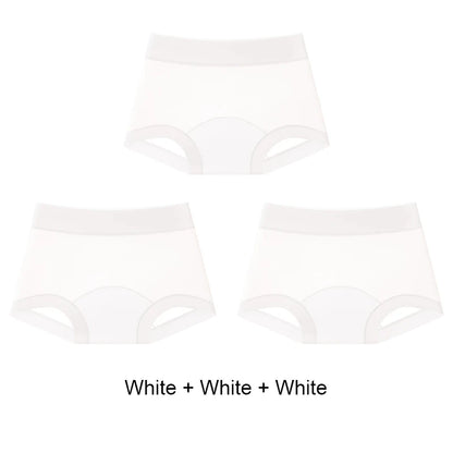 Summer Briefs Panties Women Micro Underwear Lady Ice Silk Woman Boxers Women's Shorts Transparent Linergie Sexy Panties Set Pack