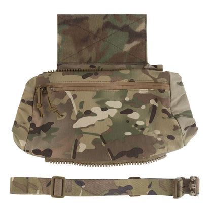 Outdoor DropPouch Muff Hand Warmer Pouch, Stowable Fanny Pack for Winter Airsoft Hunting Gear Camping Hiking Football Fishing