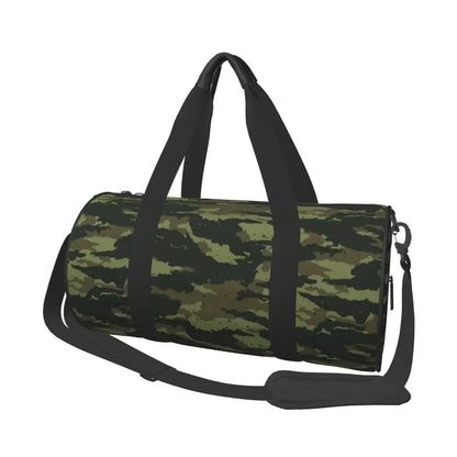 Camo Travel Bags Men Fitness Handbag Cylinder Shoulder Bag Women Large Travel Tote Luggage Bag Gym Handbags