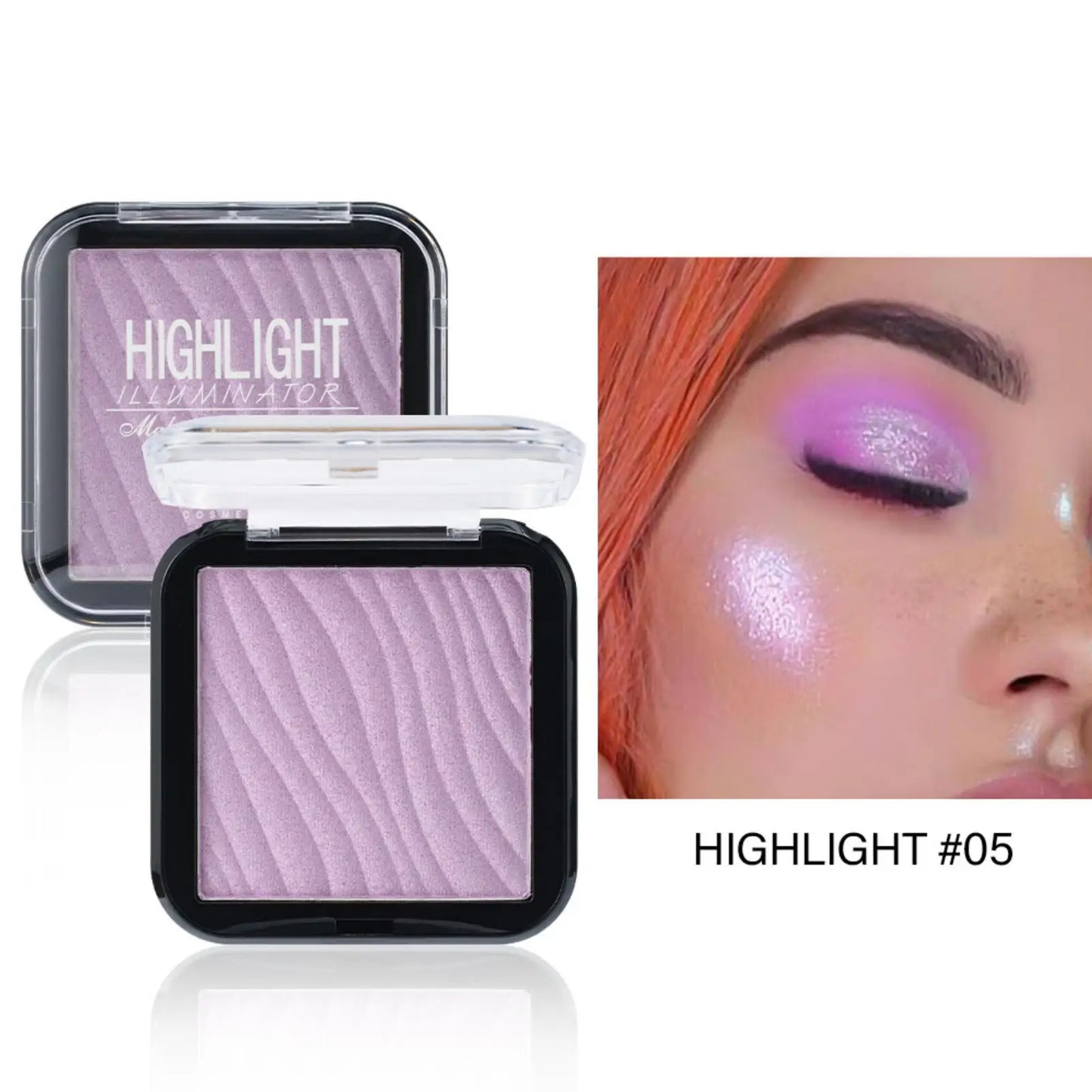 1PC Shimmer Glitter Mashed Potatoes Highlighter Shine Highlighter Makeup Gel Face and Body Brighten Glitter Contour Makeup