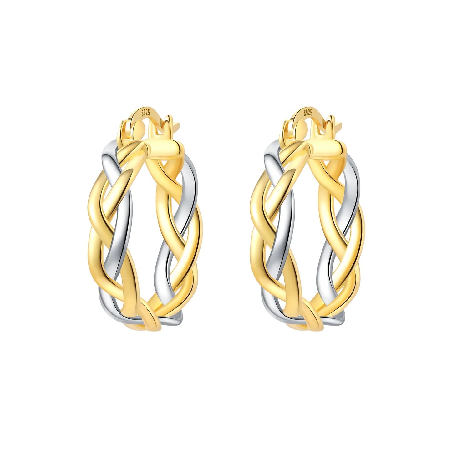 925 Sterling Silver Exquisite Multi-layer Ear Ring Jewelry Versatile Hoop Earrings For Women Jewelry Fine Birthday Party Gift