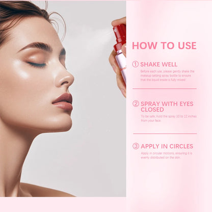 Oil Control Setting Powder Spray Set Matte Base Makeup Control Oil Waterproof Make-up Fixer Spray Hide Pores Setting Powder