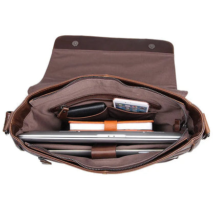 Fashion High Class Oil-Waxed Genuine Leather Shoulder Bag men Leather Messenger Bag Male Crossbody Bag Sling Leisure Bag Satchel