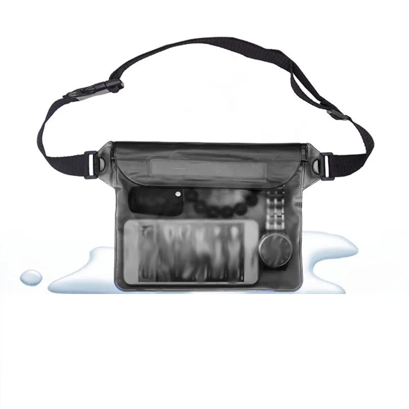 Waterproof Mobilephone Bag Tpu Drift Diving Shoulder Waist Bag Belt Bag for Beach Swimming Iphone Bag for Samsung Redmi Cover