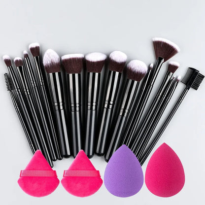 Professional Makeup Brushes Set 14-16Pcs Set Premium Syntheti Foundation Blending Face Powder Blush Eye Shadows Makeup Brush Kit
