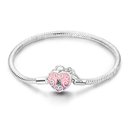 925 Sterling Silver Travel Plane Snake Basic Chain Cat and Moon Bracelet fit Original Charm Beads DIY Women Design Jewelry Party