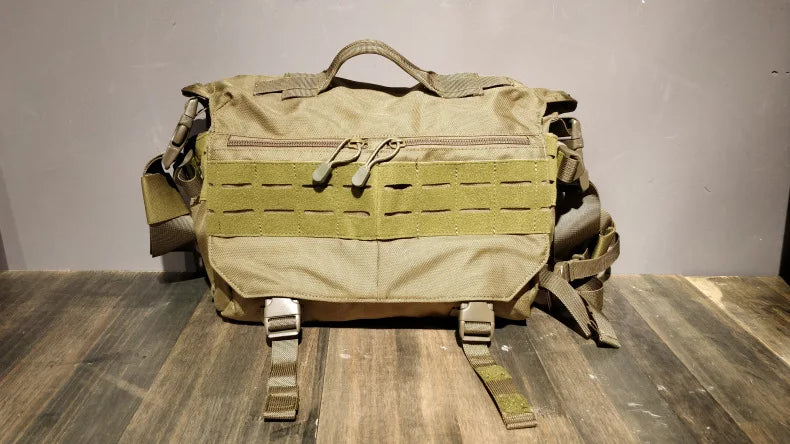 Men Postman Messenger Bag Large Capacity Laptop Crossbody Bag Casual Shoulder Commuter Work Satchel