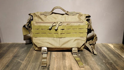 Men Postman Messenger Bag Large Capacity Laptop Crossbody Bag Casual Shoulder Commuter Work Satchel