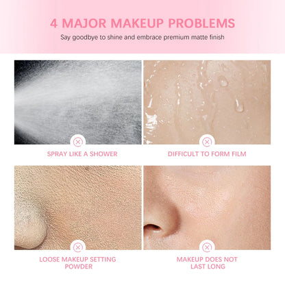 Ultimate Blurring Setting Powder Travel Size Set  Waterproof Setting Spray Blur Magnet Primer BASE BLUR BALM  Oil Control Kit