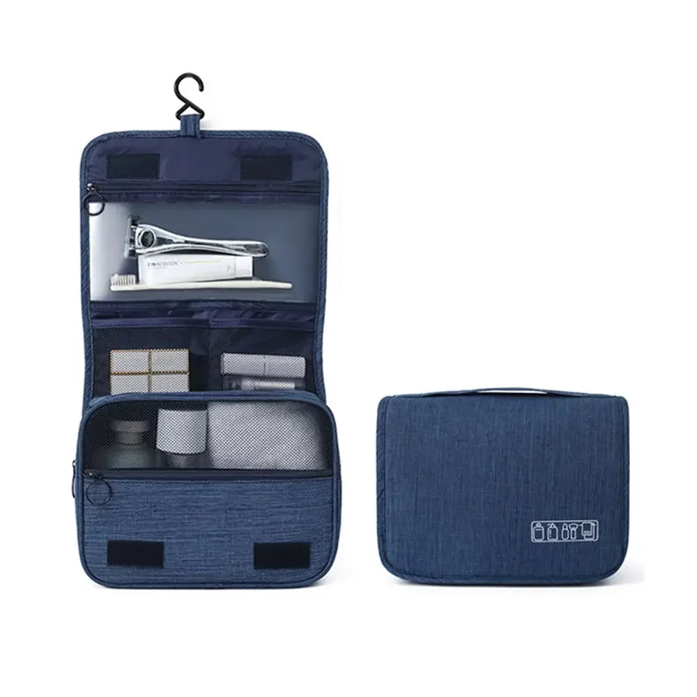 High Quality Women Waterproof Cosmetic Bag Travel Makeup Bags Toiletries Organizer Hanging Dry And Wet Separation Storage Bag