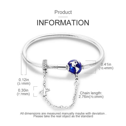 925 Sterling Silver Travel Plane Snake Basic Chain Cat and Moon Bracelet fit Original Charm Beads DIY Women Design Jewelry Party