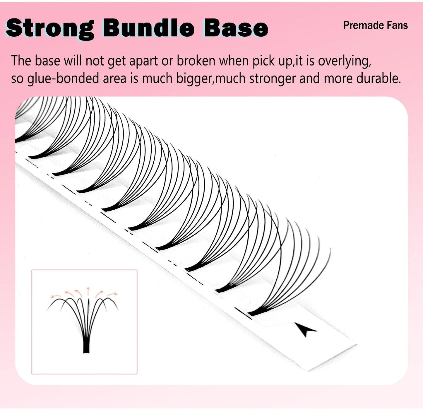 320 Fans Premade Volume Fans 3D 4D 5D 6D 8D 10D Soft Naturl Matte Eyelashes Large Capacity Cilios Individual Lash Extension