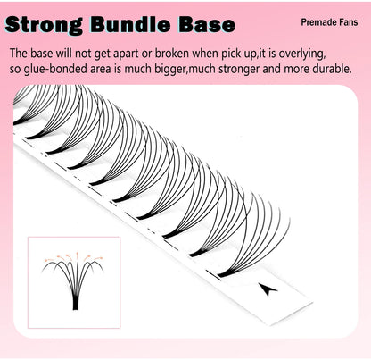320 Fans Premade Volume Fans 3D 4D 5D 6D 8D 10D Soft Naturl Matte Eyelashes Large Capacity Cilios Individual Lash Extension