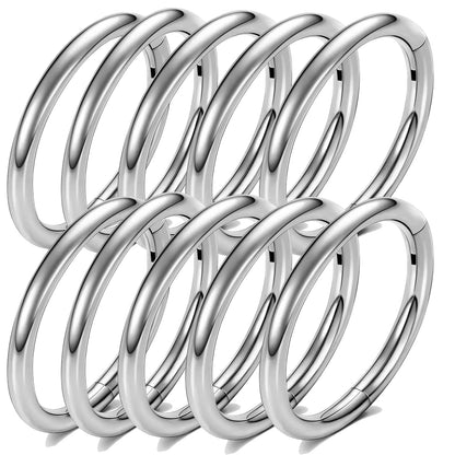 Hinged Nose Ring Hoop Septum Hoop  Ring Tragus Rook Ring Piercing Jewelry Lip Labret Ring Clicker Cartilage Earrings Women Gift