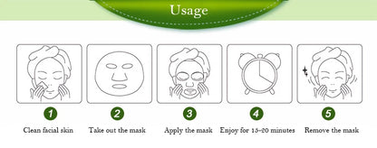 30pcs Fresh Fruits Facial Masks Face skincare Moisturizing Firming Hydrating Korean Face Mask Facial Skin Care Prodcuts