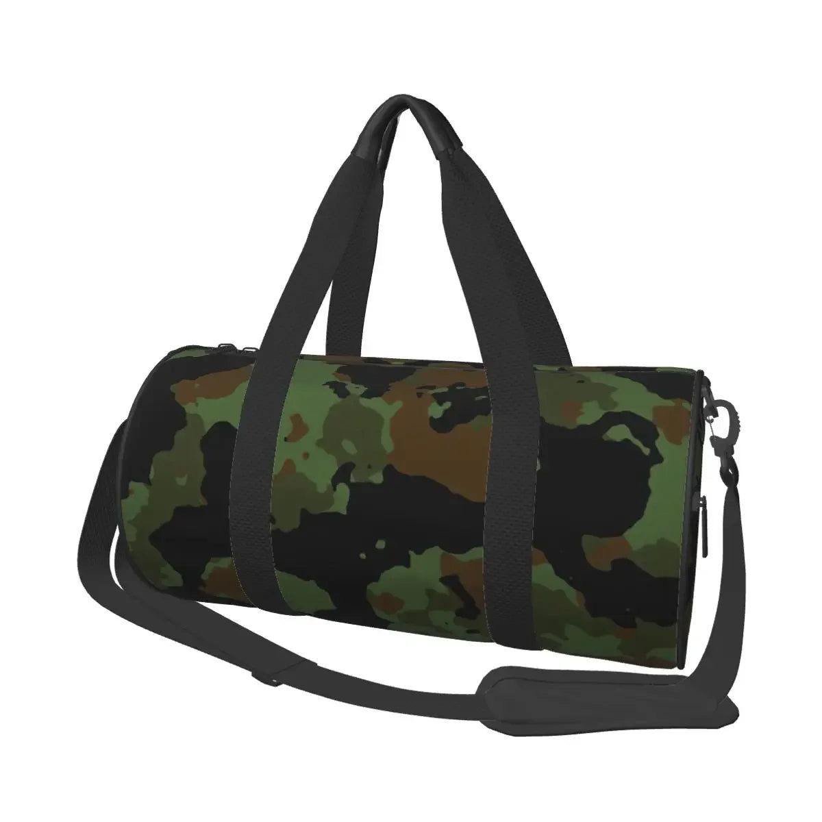 Camo Travel Bags Men Fitness Handbag Cylinder Shoulder Bag Women Large Travel Tote Luggage Bag Gym Handbags
