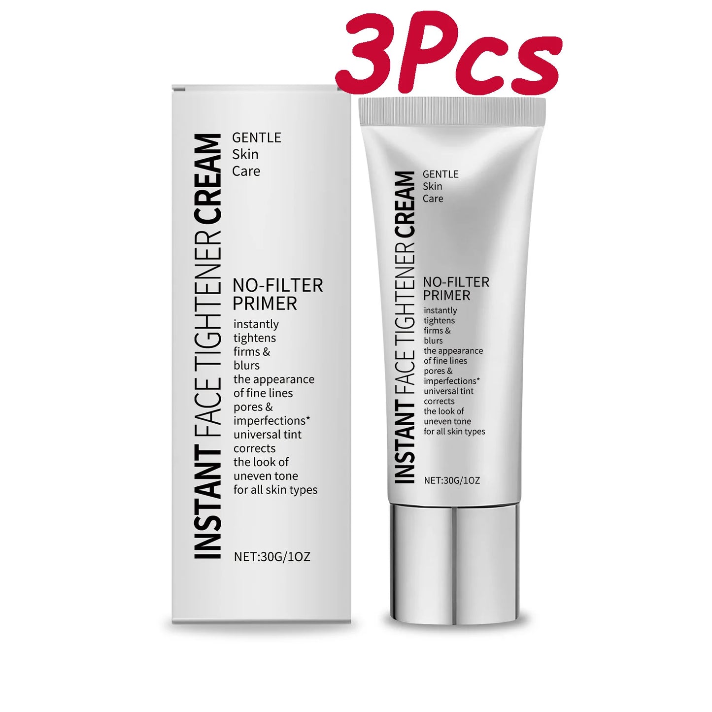 Face Tighten Cream Face Primer Moisturizer Pre-Makeup Isolation Hydrating Base Smoothing Fine Lines Firming Brightening Face Ski