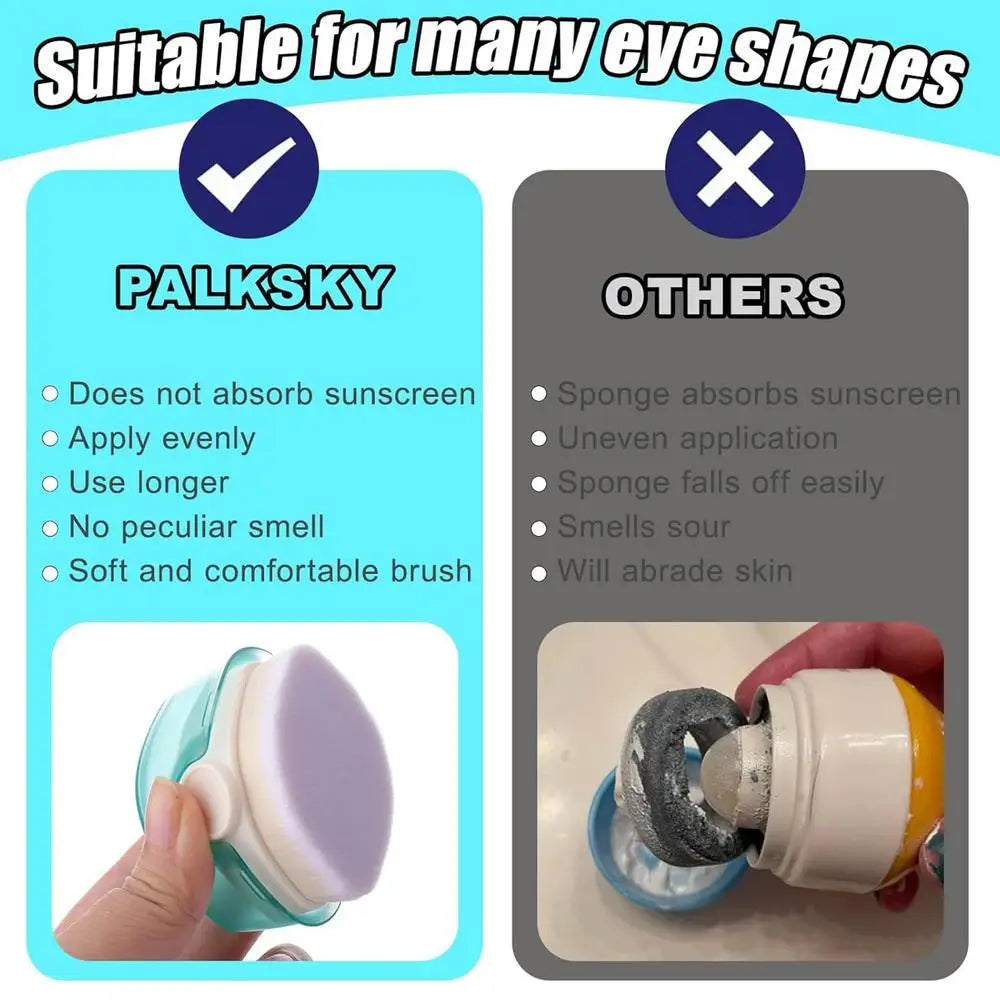Sunscreen Applicator Suntan Lotion Applicator with Soft Bristles Foundation Makeup Brushes for Liquid Foundation Powder Cream