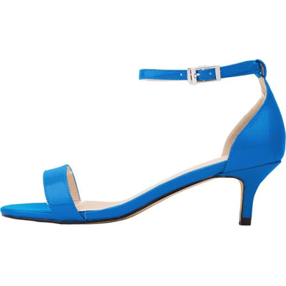 New Women Sandals Summer Casual Low Heels Ankle Strap Sandal Open Toes Sexy High Heels Pumps Wedding Party Shoes Plus Size 42