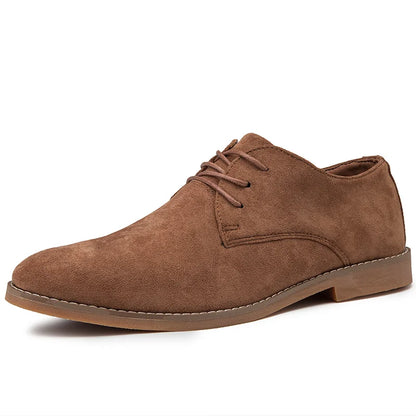 Men's Matte Leather Black/brown Casual Business Office Oxfords Formal Suede Leather Shoes for Men New Arrivals Male Derby Style