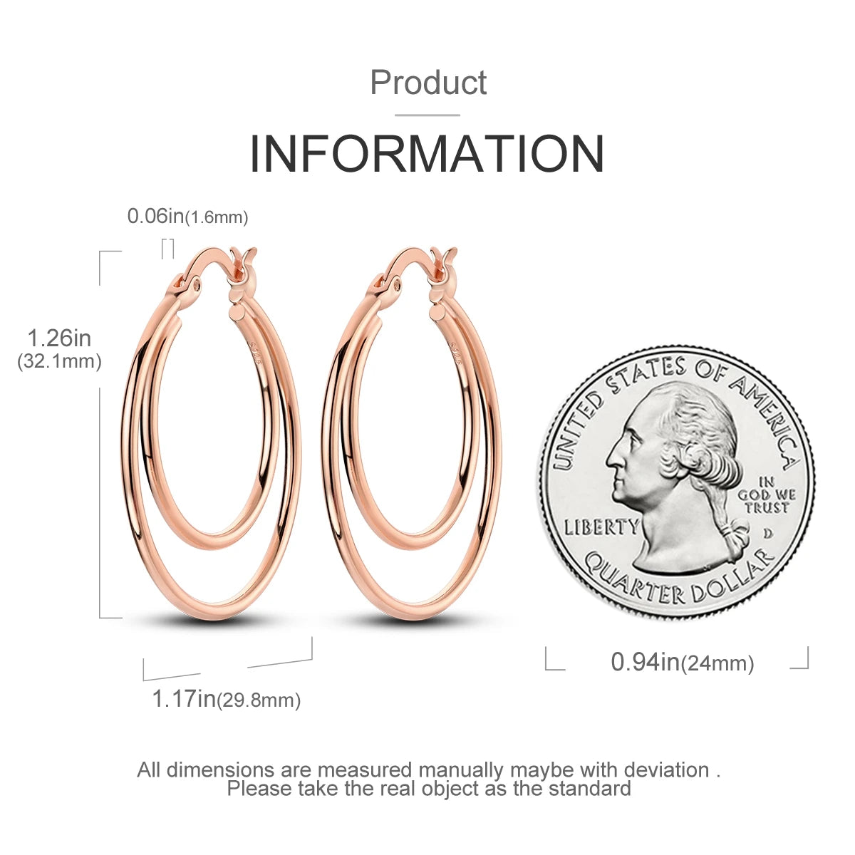 925 Sterling Silver Exquisite Multi-layer Ear Ring Jewelry Versatile Hoop Earrings For Women Jewelry Fine Birthday Party Gift