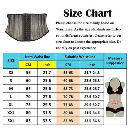 Waist Trainer Shaper Belt Tummy Wrap Hourglass Modeling Strap Latex Corset Belly Slimming Sheath Workout Woman Reductive Girdle