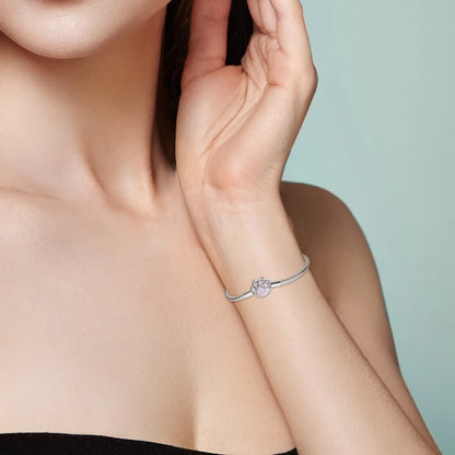 925 Sterling Silver Travel Plane Snake Basic Chain Cat and Moon Bracelet fit Original Charm Beads DIY Women Design Jewelry Party